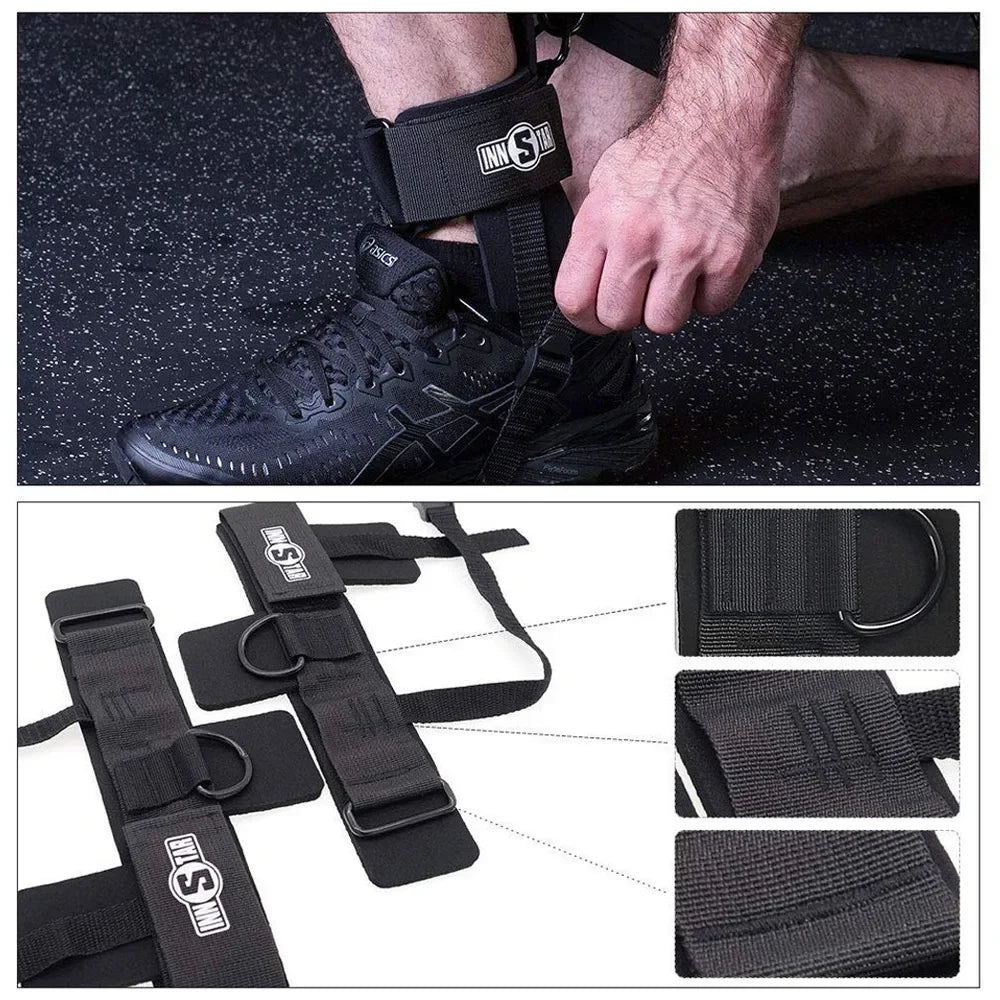 INNSTAR Vertical Jump Trainer Bounce Training Resistance Band High Jumper Auxiliary Foot Leg Lifters Gym Fitness Equipment - Booyes fitness