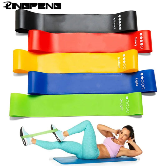 Resistance Bands Set - 5 Levels for Home Workouts, Strength Training, Fitness