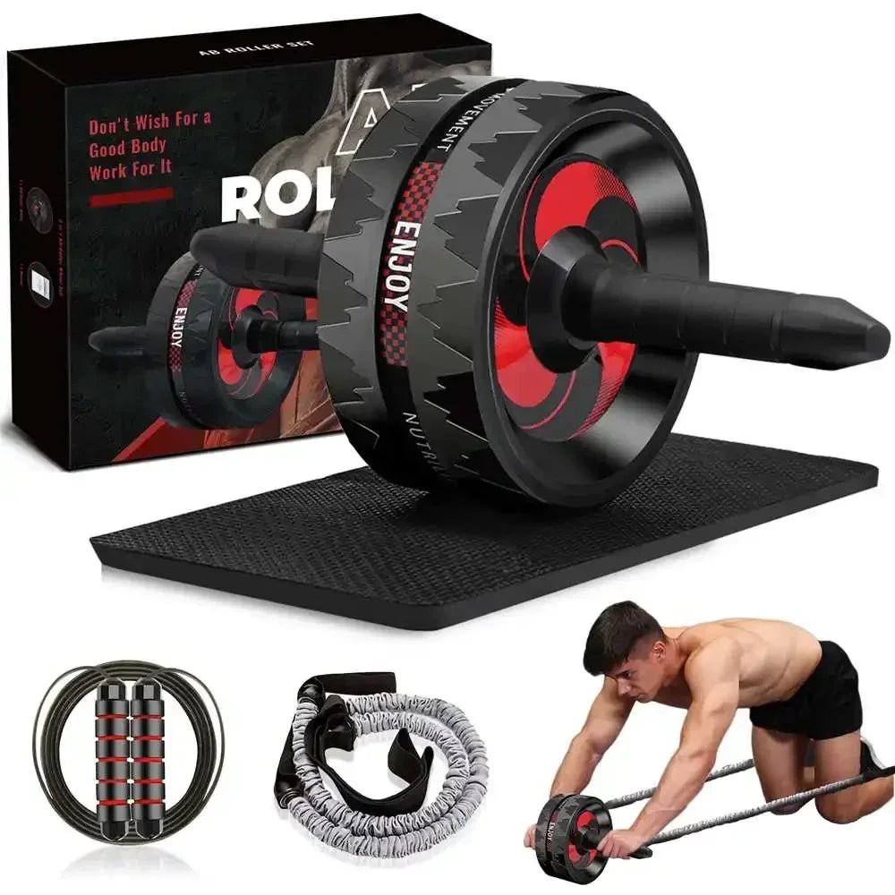 Get a full - body workout at home with this 4 - piece ab training set - Booyes fitness