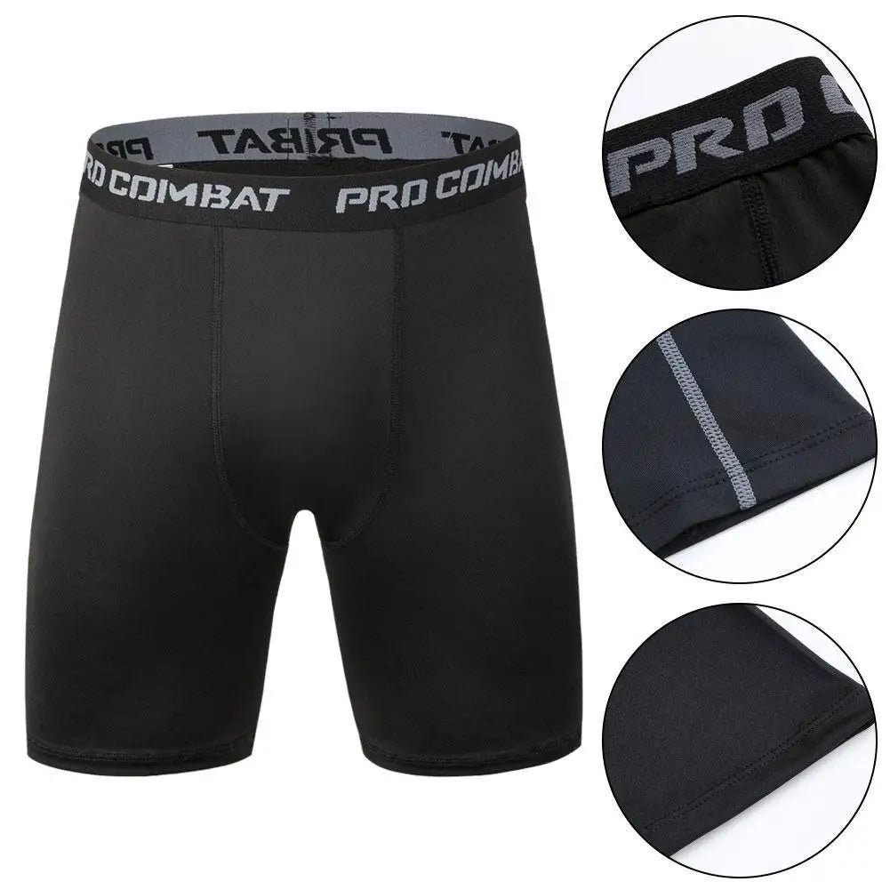 Men Sports Shorts Male Quick Drying Sports Mens Shorts Jogging Fitness Shorts Men Tight Short Pant Running Shorts - Booyes fitness