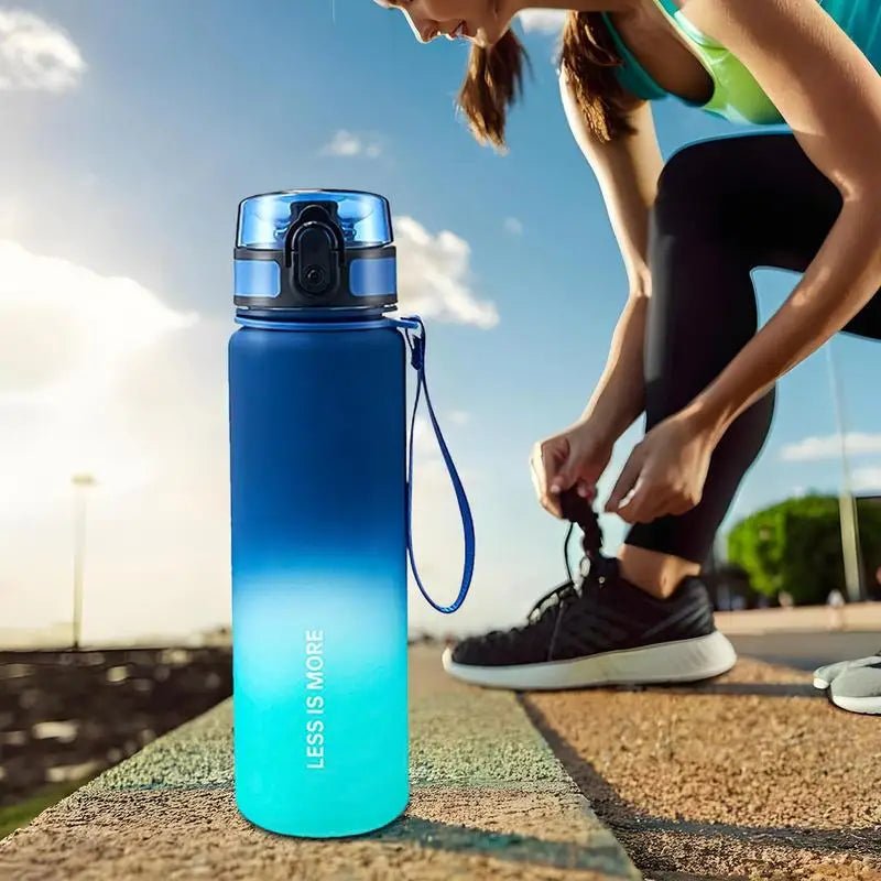 Stay Hydrated with this 1000ml Leakproof Water Bottle - Perfect for the Gym - Booyes fitness