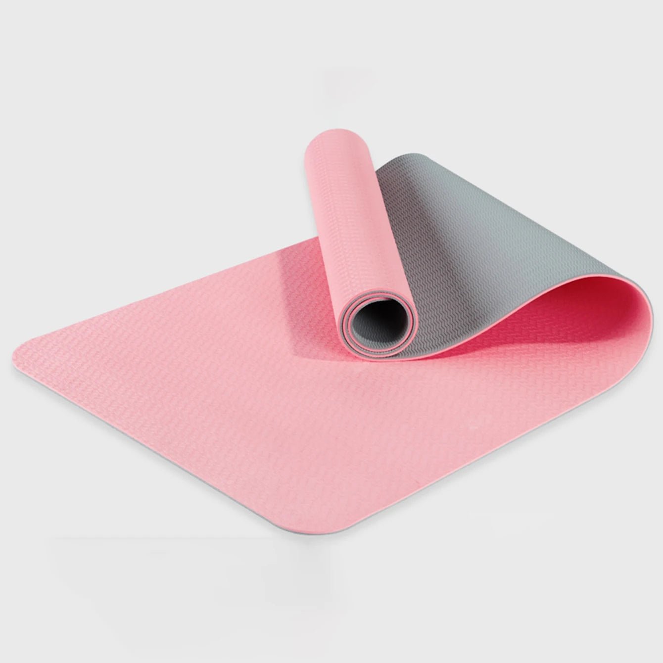 TPE Yoga Mat - Eco - Friendly, Non - Slip, with Carry Strap - Booyes fitness